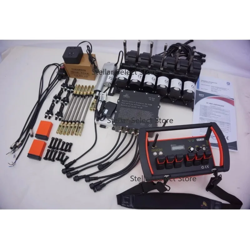 

6 Joystick clutch motor wireless Proportiona remote control Crane hydraulic valve