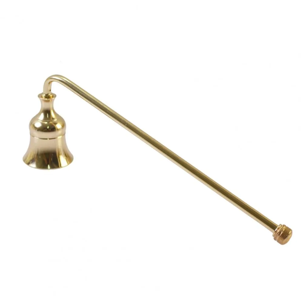 Luxury Bell Shaped Candle Wick Trimmer Long Handle Turn Off Extinguisher Flame Snuffer Candle Blower SPA Hotel