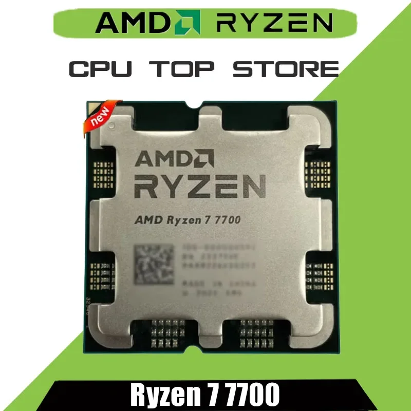 

AMD Ryzen 7 7700 OEM Processor 8 Core 16 Thread 3.8GHz 5NM 32MB L3 Cache 65W Socket AM5 DDR5 New Tray CPU Without Cooler