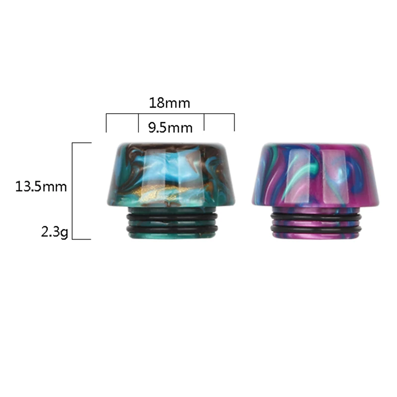 Vape الراتنج 810 بالتنقيط تلميح تتحمل واسعة المعبرة DripTip 810 ل زيوز هيئة الطرق والمواصلات RDA خزان البخاخة الملحقات