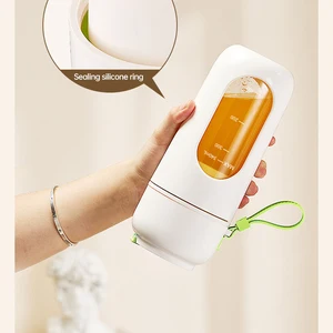 جويسير كهربائي محمول طاقة كبيرة مع ماصة ، ميلك شيك مصنوع من الثلج المجروش ، كوب سكين 12 ورقة ، شحن لاسلكي أفضل 8 آلات صنع قش للمبيعات - No8