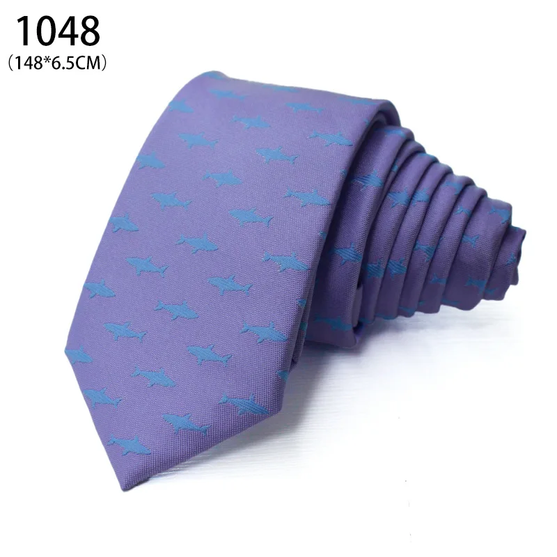 

High end tie men's fashionable black patterned dyed tie casual 6.5cm hand tied men's tie in stock