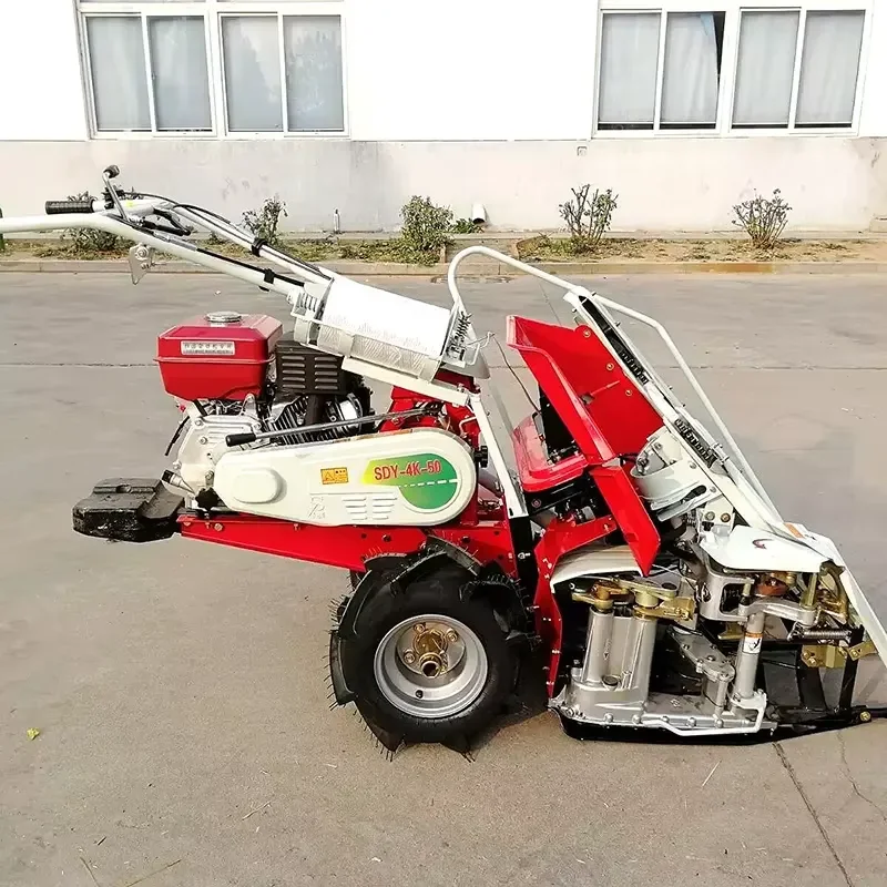 Long Lasting Self-propelled Paddy Rice Wheat Cutter Professional Grain Sorghum Barley Harvesting Binding Machine for Farm
