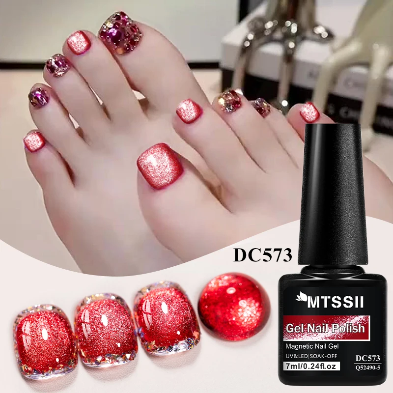 سوبر لامعة القط المغناطيسي هلام طلاء الأظافر تألق بريق شبه دائم عاكس هلام الأشعة فوق البنفسجية/LED نقع قبالة مسمار الفن زينة #3