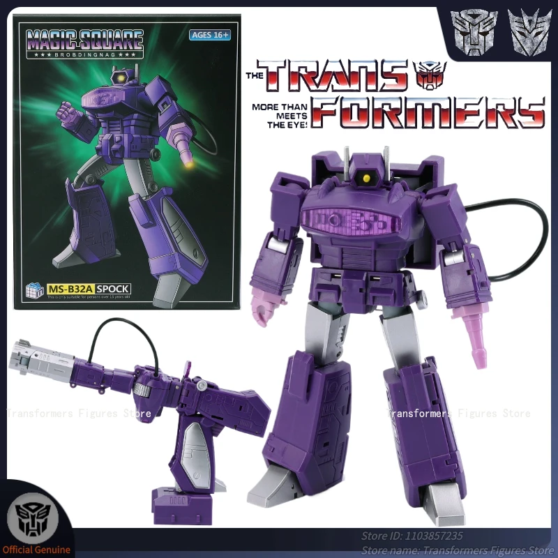 

In Stock Transformer MS-B32A SPOCK Shockwave G1 Cartoon Movie Figure Model Anime Action Deformation Robot Toys Festival Gifts
