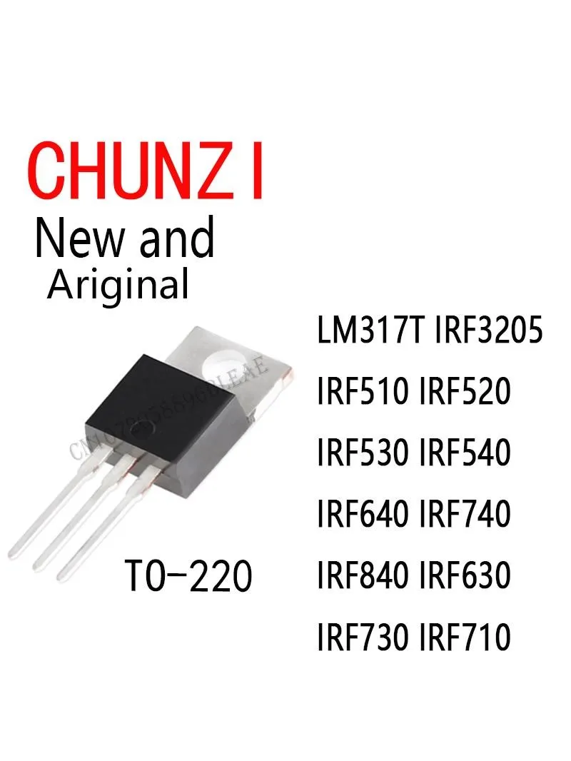 10 SZT. TO-220 IRF510N IRF540N IRF640N TO220 LM317T IRF3205 IRF510 IRF520 IRF530 IRF540 IRF640 IRF740 IRF840 IRF630 IRF730 IRF710 — zdjęcie produktu 6