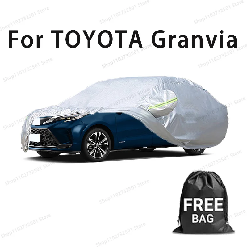 Car cover For TOYOTA Granvia Full cover Waterproof sun protection cover Scratch resistant cars accessories