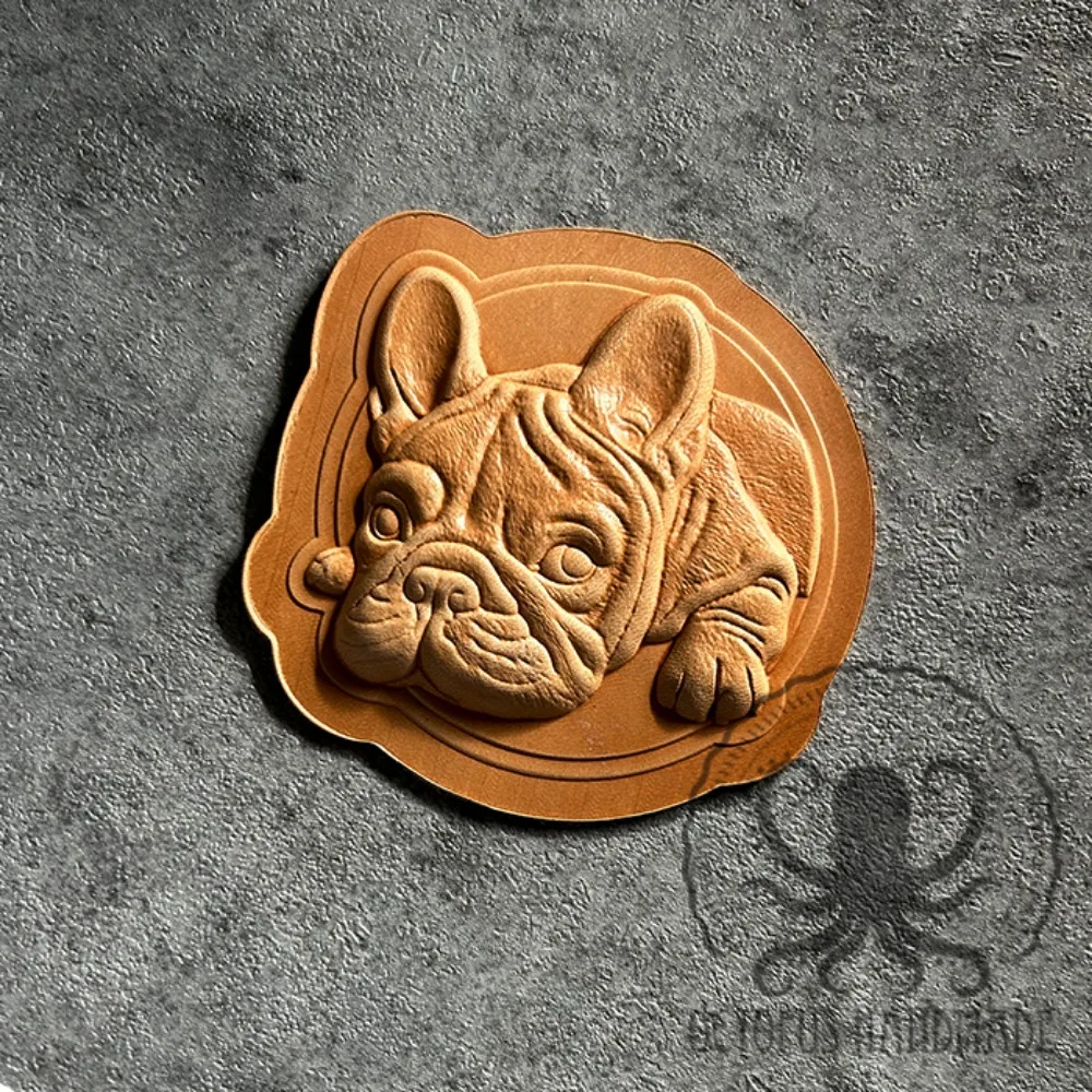 

Кожаная нашивка из кожи с 3D тиснением «сделай сам», метод собаки, аксессуары из кожи, материал