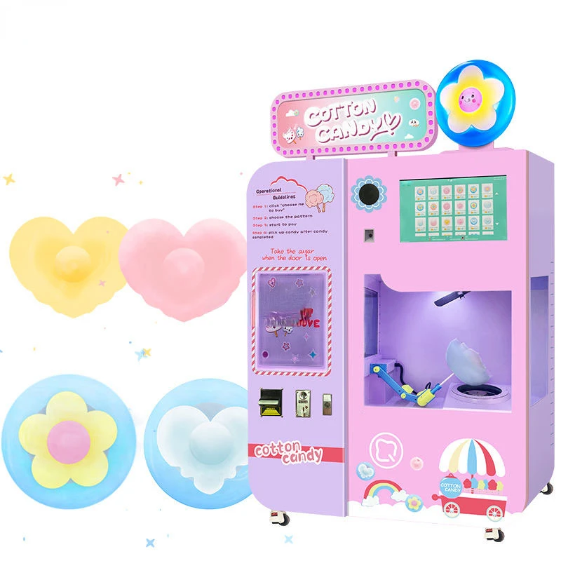 Marshmallow Machine Double Boiler Head Machine Cotton Candy  Commercial Cotton Candy Machine for Sale