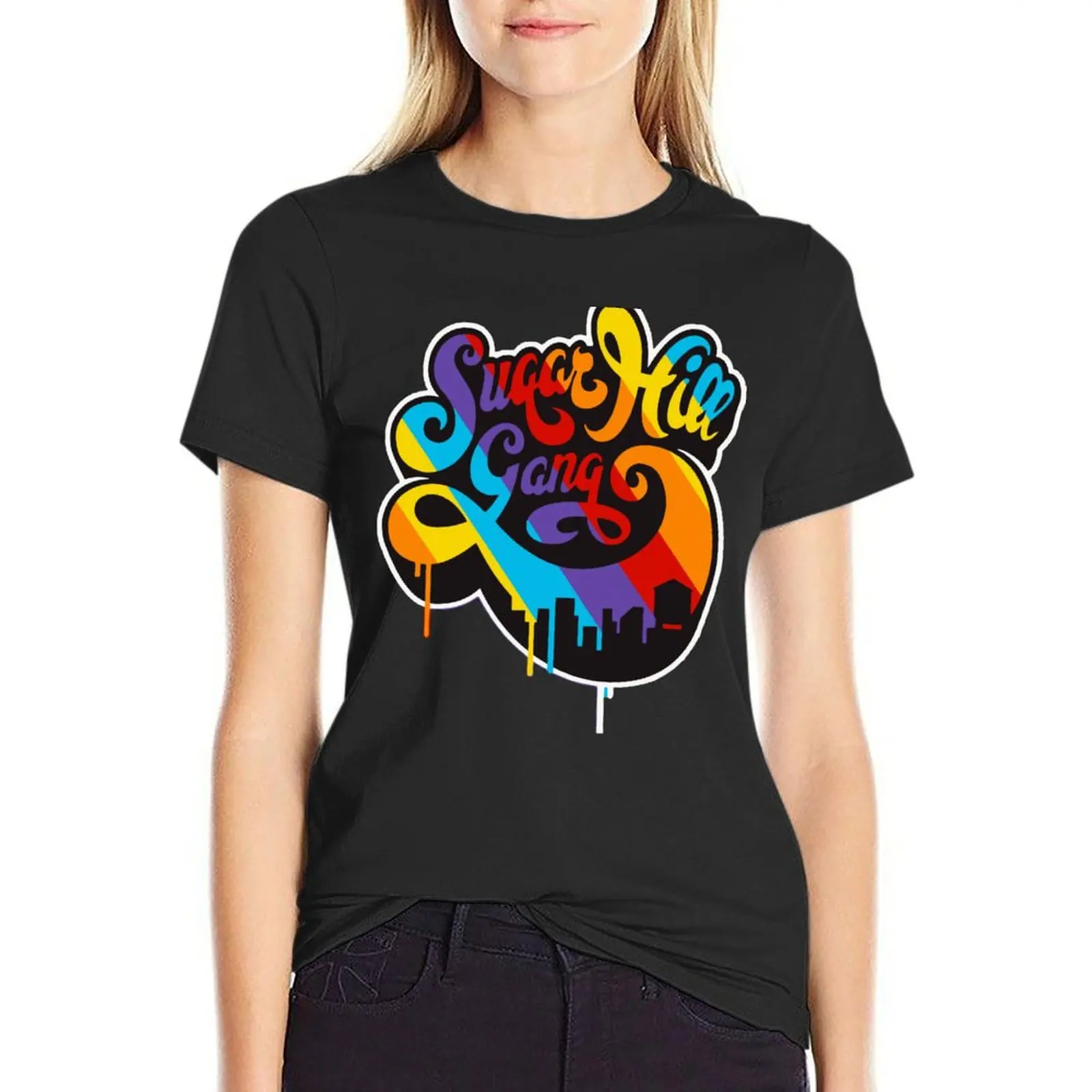 

Sugar Hill Gang T-Shirt anime clothes korean fashion workout shirts for Women