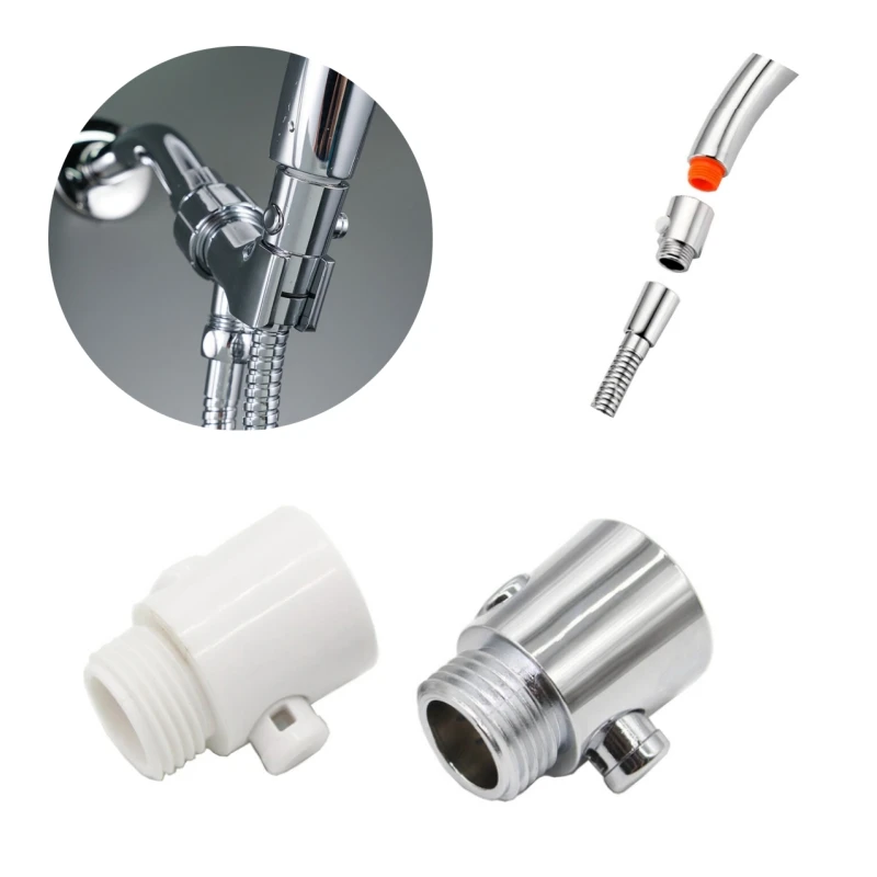 

Solid Brass Shower Head Arm Diverter Valve Shower Head Bidet Sprayer Head Water Shut-Off Valve