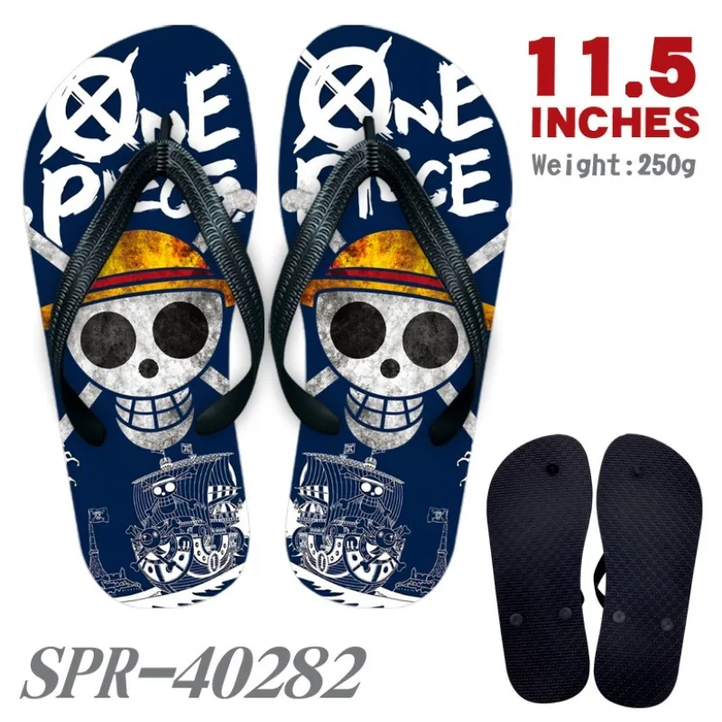 Anime One Piece rufy infradito Kawaii Cartoon Chopper pantofole estate Casual Outdoor infradito Beach Animation pantofole regali