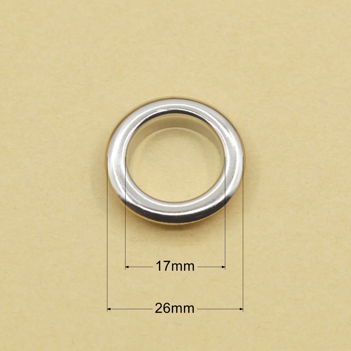 20sets 17mm Brass Material Silver Color Grommet Eyelet With Washer Fit Leather DIY Craft Shoes Belt Cap Crafr Supplies