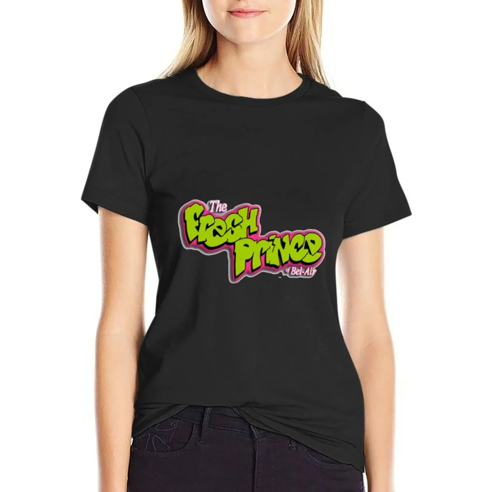 

The Fresh Prince T-Shirt anime vintage blacks graphics t-shirts for Women cotton