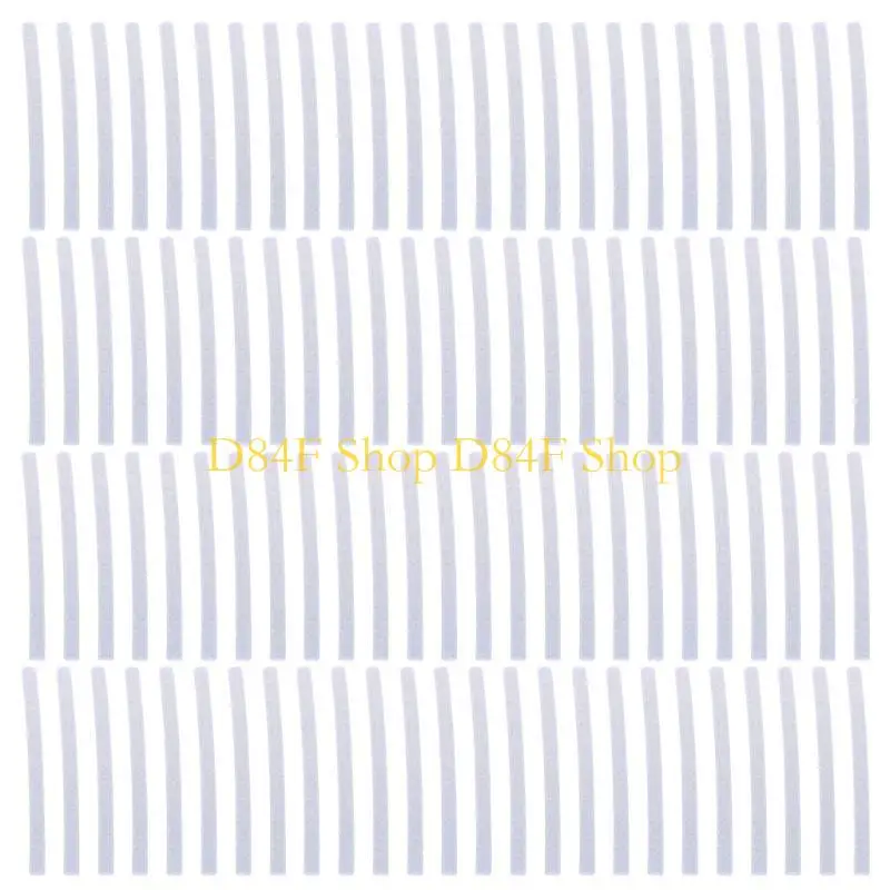 D84F Assortment of 100 Mini Hot Melt Adhesive Sticks, 7x100mm, Suitable for Decorations Artwork Crafter and Quick Maintenance