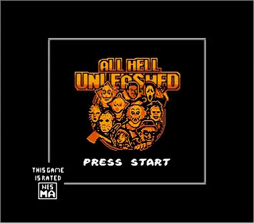 خرطوشة ألعاب All Hell Unleashed لوحدة التحكم NES/FC