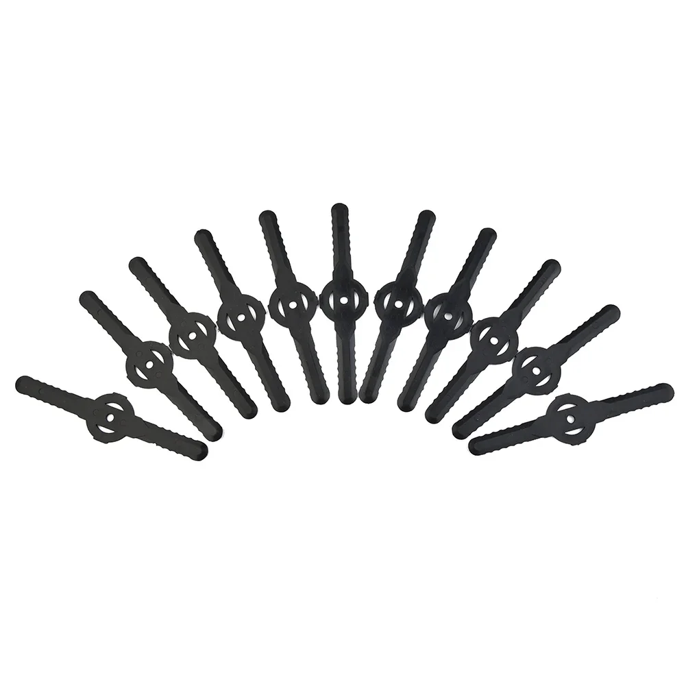 20PCS Grass Trimmer Blades Plastic Replacement Cutter Blades For Electric Cordless Battery Trimmers Garden Lawn Mowers Tool