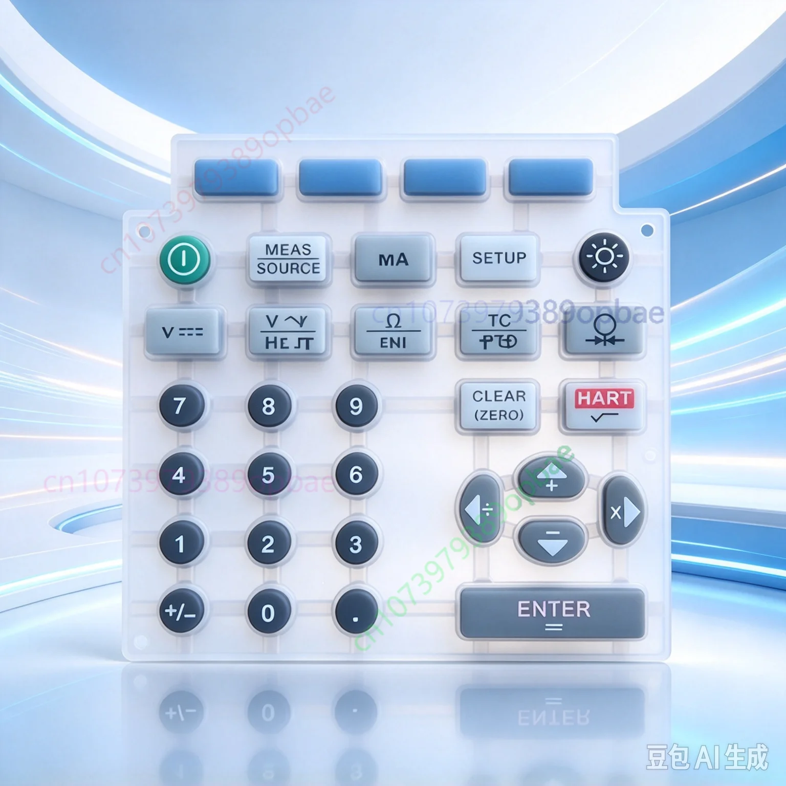 Replacement For Fluke 744 743B Documenting Multifunction Calibrator Keypad Membrane Button