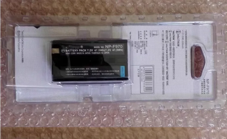 Original NP-F970 NP-F960 Battery For Sony DSR-PD150 PD170 HDRAX2000 FX7 FX1000 HVL-LBPB  LED Video Light Batteries 6600mah