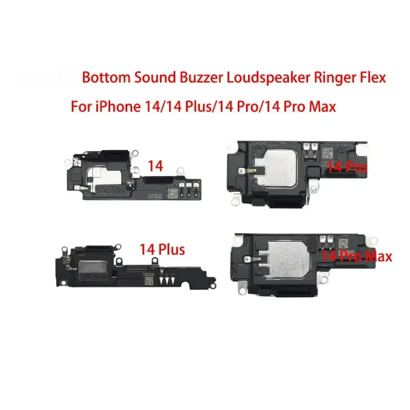 Bottom LoudSpeaker Phone Sound Buzzer Ringer Loud Speaker Flex Cable For IPhone 15 11 12 13 14 Pro Max Mini Plus