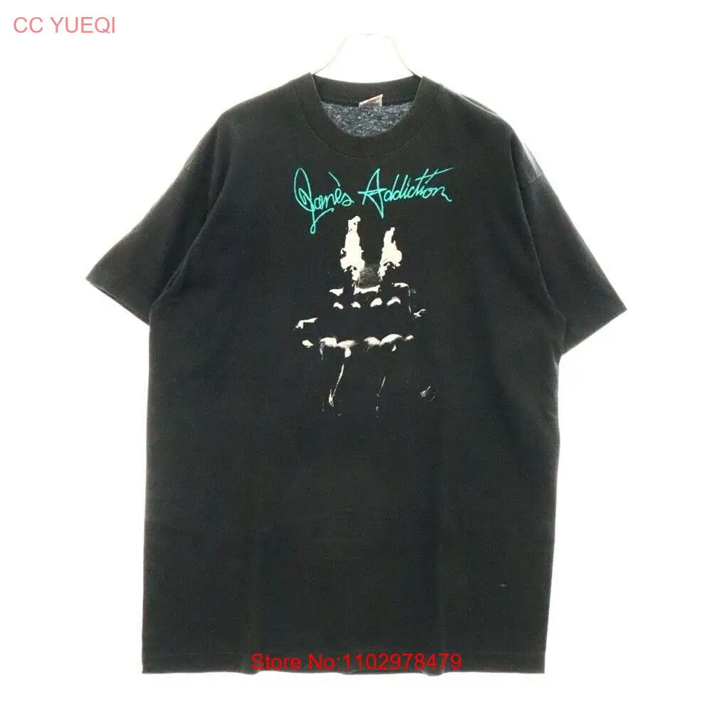 ВИНТАЖНАЯ ФУТБОЛКА Jane s Addiction 90-х, черная футболка Jane s Addiction