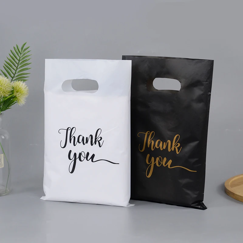 50/100 stücke Danke Geschenk Taschen Hochzeit Süßigkeiten Keks Verpackung Kunststoff Tasche Geburtstag Party Geschenk Für Gäste Kleine Unternehmen liefert