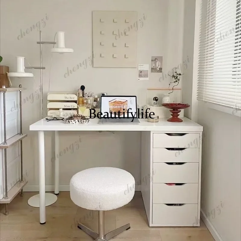 F4567 Drawer Storage Bedroom Simple Computer Desk Study Home Makeup Student Double Desk