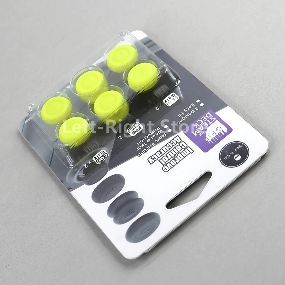 1 مجموعة سيليكون الإبهام قبضة مجموعة للبخار سطح السفينة Thumbstick التناظرية عصا غطاء لوحدة التحكم باخرة