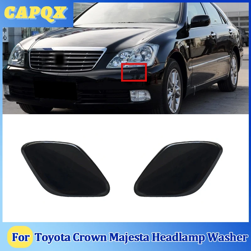 For Toyota Crown Majesta  2005 06 07 08 09 Front Bumper Headlight Washer Spray Nozzle Cover Headlamp Washer Jet