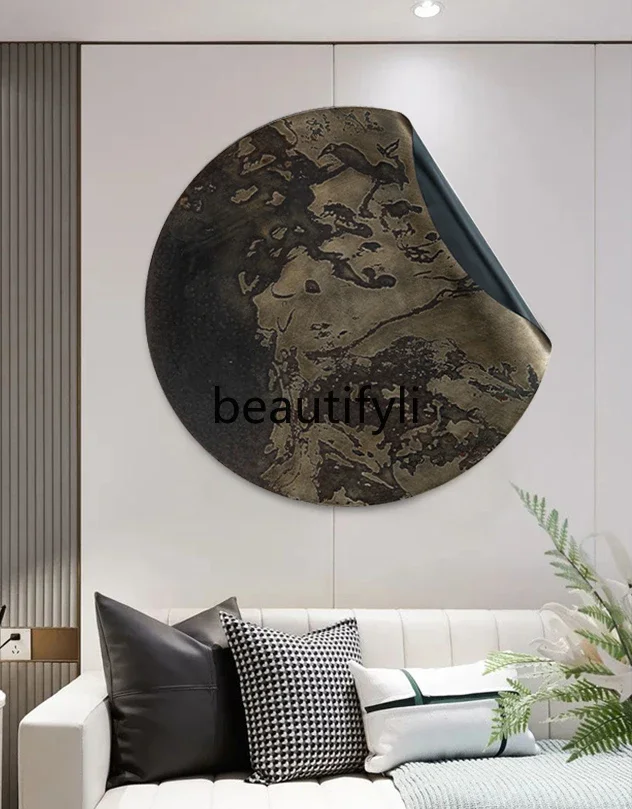

Metal Stainless Steel Three-Dimensional Art Decorative Painting Restaurant Wall Hanging Entrance Living Room Hanging Pain