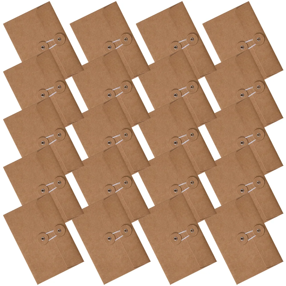 

30 Pcs Card Envelopes Kraft Letter Storage Pouches for Invitations Bag Note Paper Holders Calligraphy Organizers Folders