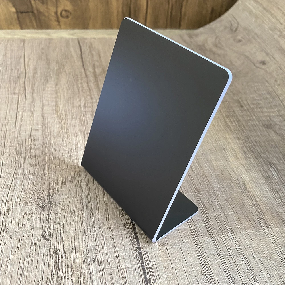 5 個 76X100mm ブランクホワイトブラック NFC スタンドカスタマイズされた DIY テーブルスタンドビジネス Google レビューソーシャルメディア NFC スタンド