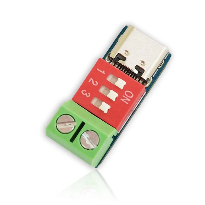 N15R-4PCS Type-C PD QC Trigger 5V-20V DC Verstelbare spanning Power Module Wijzerplaat Aanpassing Spanning Snel opladen Decoy Module