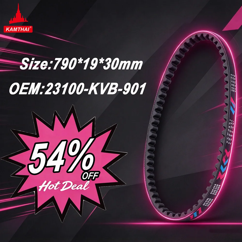 KAMTHAI Motorcycle Drive Belt 23100 KVB 901 For Honda Vario/Click/Air Blade 110 High Quality Scooter EPDM Transmission Belt