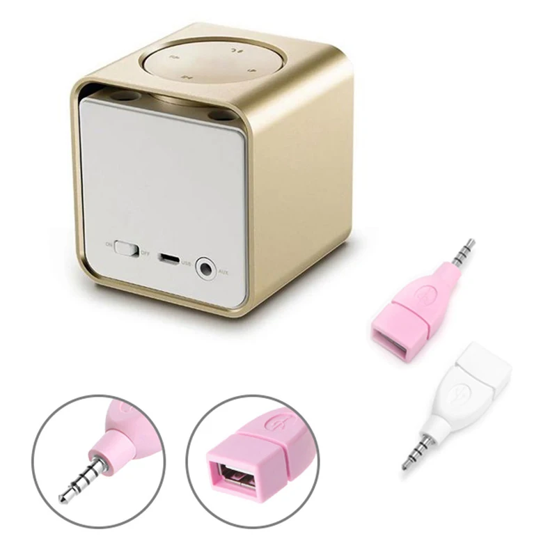 3.5mm to USB 2.0 Female Converter Adapter for Car Connector Accessory