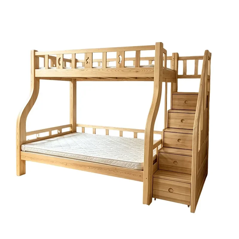 for Manufacturer Curved Legs Step Ladder Up and Down Bed Drawer Storage Household Small Apartment Solid Wood High and Low