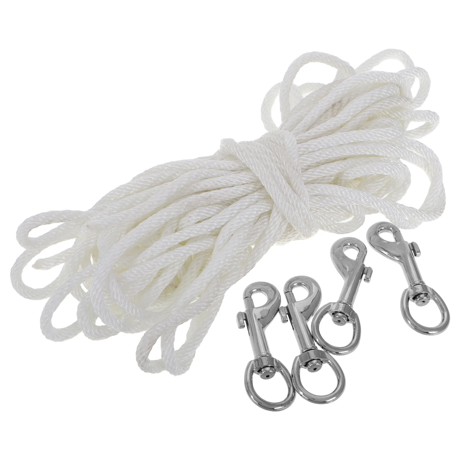 

1 Set Clothesline Rope Flag Pole Rope Hooks Flagpole Rope Kit Flagpole Rope Flag Pole Cleat Flag Pole Swivels Flagpole Hardware