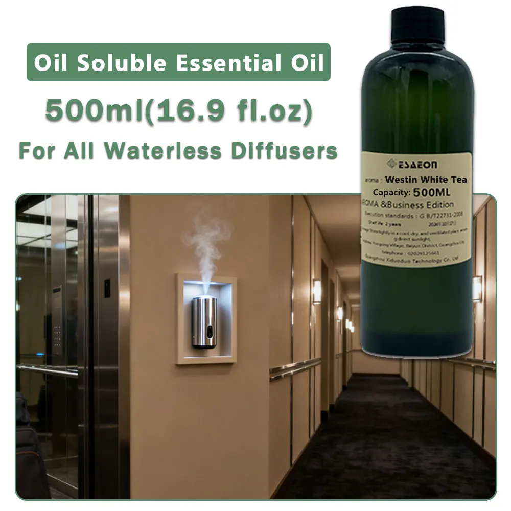 ESAEON Aroma Machine Oil, Essential Oil For Two-Fluid Diffusion Machine Supplement Solution, Westin White Tea -500ML(16.9 fl.oz)