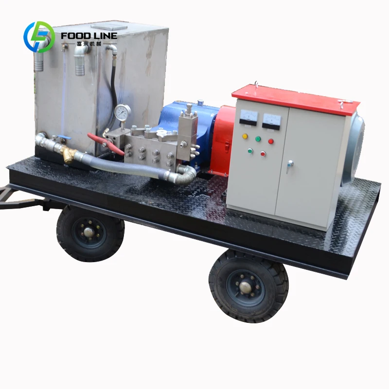 Customized Drain Pipe Sewer High Pressure Water Jetter Industrial Hydro Cleaning Equipment for Pipeline Dredging Maintenance