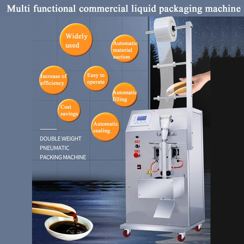 PBOBP Liquid Packing Machine Bag Plastic Pouch Water Milk Juice Liquid Sachet Automatic Filling Packing Making Machine