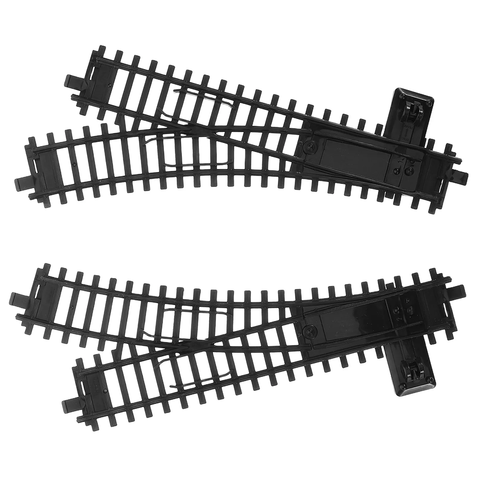 2Pcs Train Track Accessories for Kids Flexible Assembly Enhance Creativity Hand Eye Coordination Playtime Extension Replacement