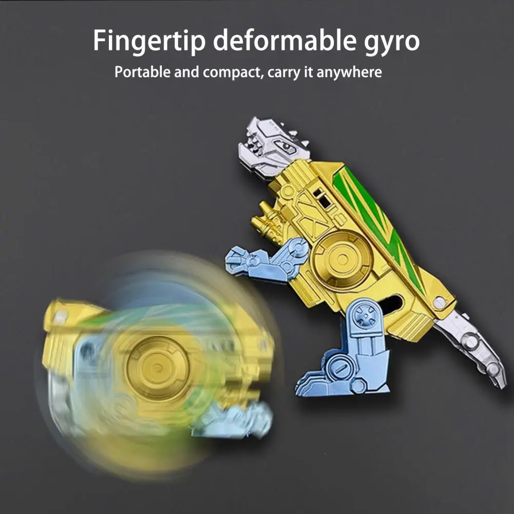 Mechanische Transformation Gyro Roboter Wolf Dinosaurier Leopard Spinner Zappeln Spielzeug Kinder Tragbare Stress Relief Verformung Spielzeug