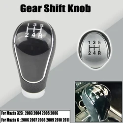 For Mazda 2/3/323/6/3 BK 2004 - 2012 Car 5/6 Speed Manual Transmission Gear Shift Handle New ABS Shift Lever Gear Shift Knob