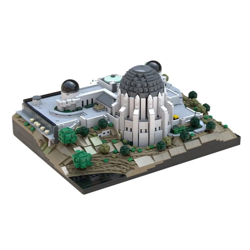 MOC 2050PCS Famous Science Observatory Building Blocks City Street View Mini Blocks Architecture Advanced Building Sets Diorama