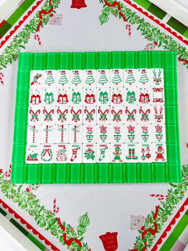 Factory Wholesale 160 Acrylic Engraved Set Luxury American Mahjong Tiles