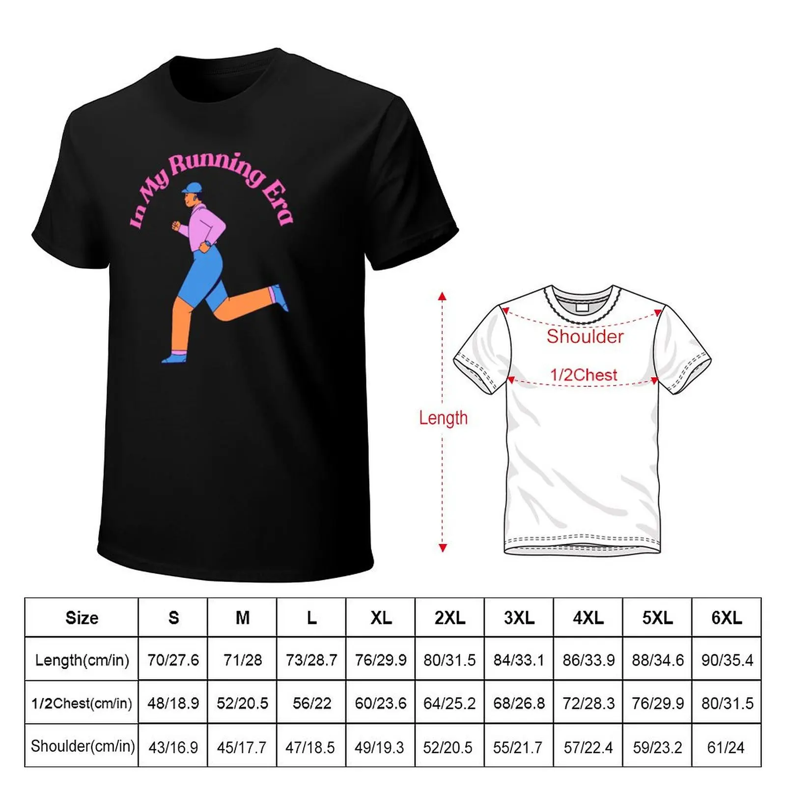 In My Runner Era Girl Power Empowered Women T-Shirt Plus Size Gym Sports T-Shirt