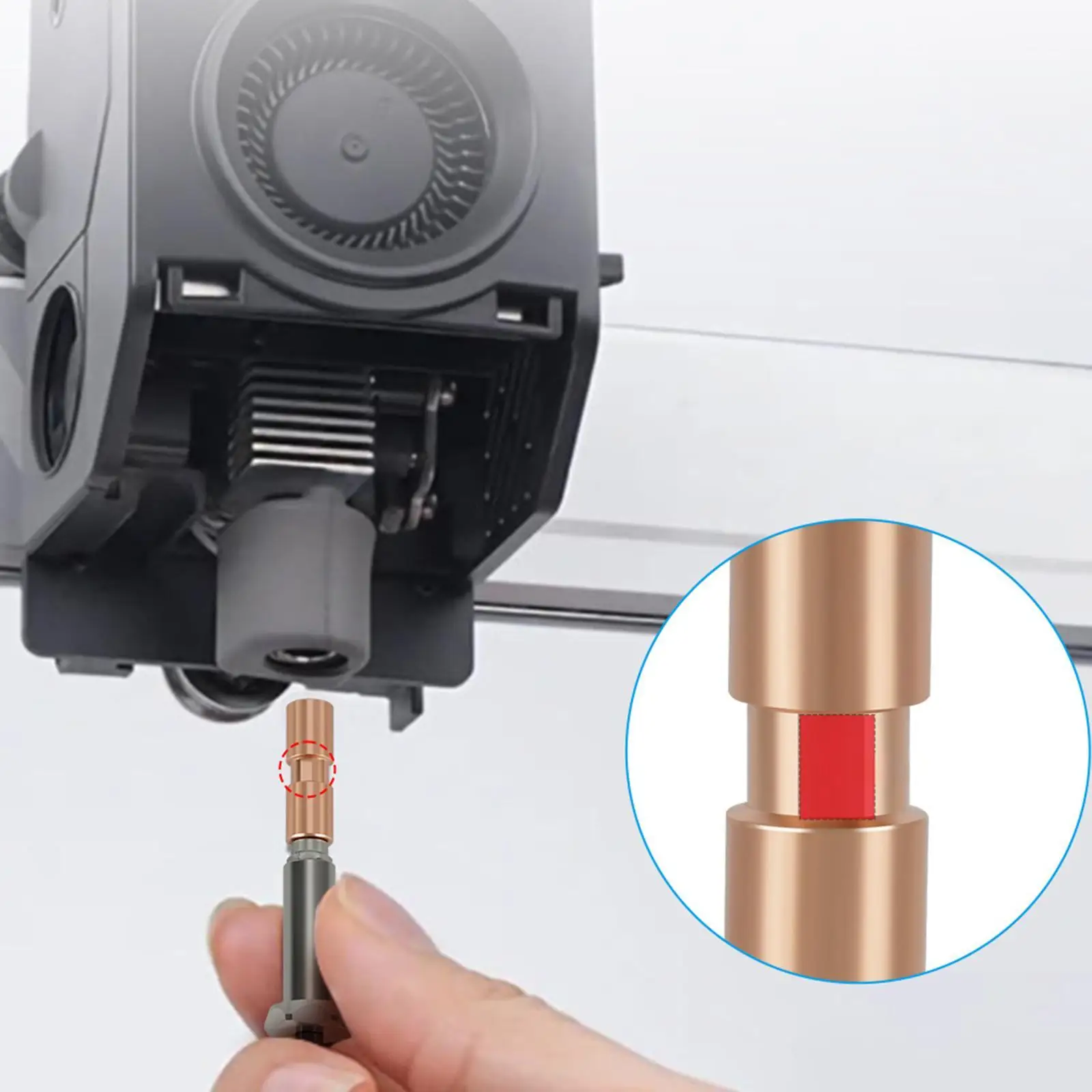 

Насадка для 3D-принтера, керамический нагреватель, насадка из закаленной стали 0,4 мм, латунная терморазрывная прочная замена детали, насадка для 3