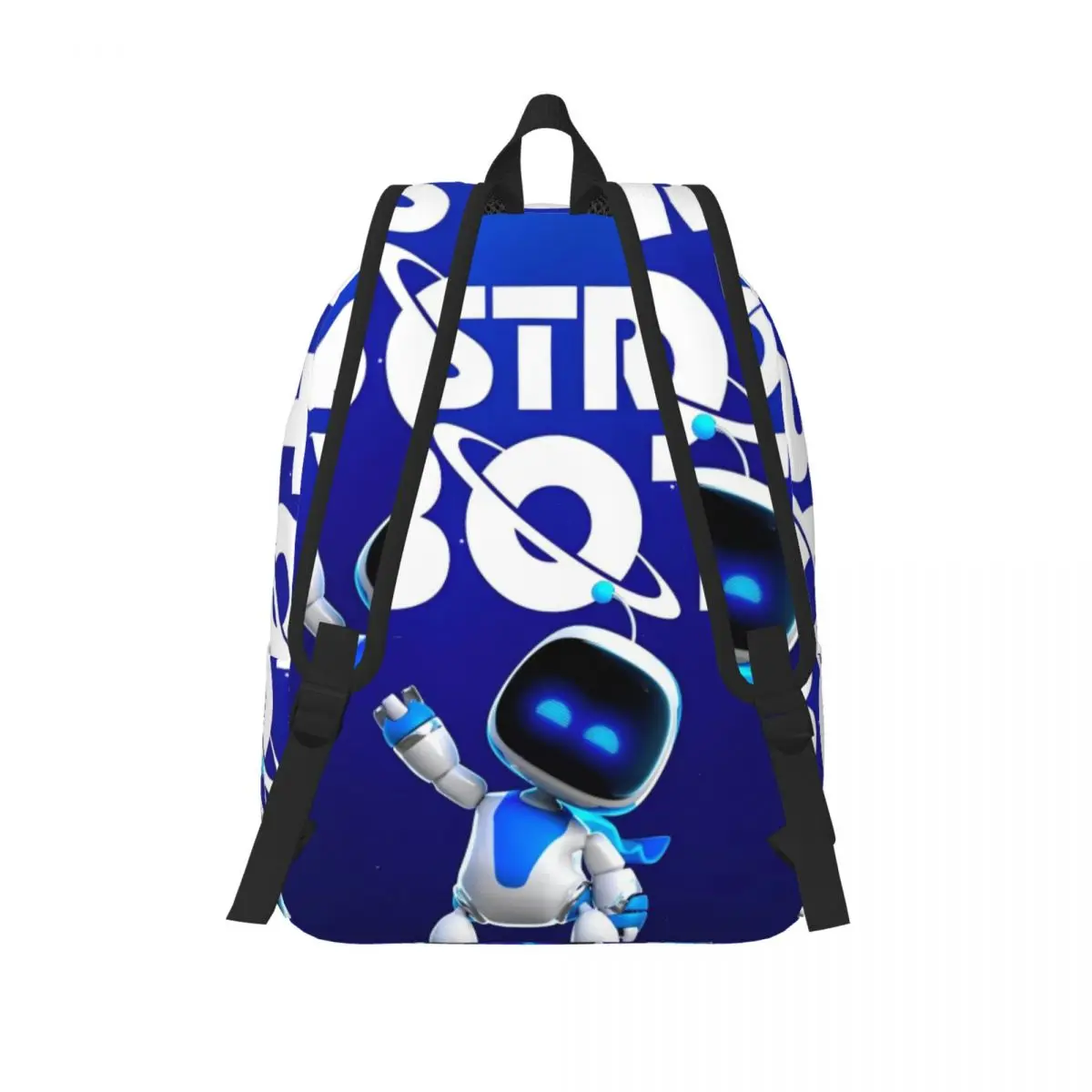 Astrobot Astros Playroom Mochila informal con bolsillo Estudiante Senderismo Viajes Videojuego Mochila para hombres Mujeres Bolso de hombro universitario