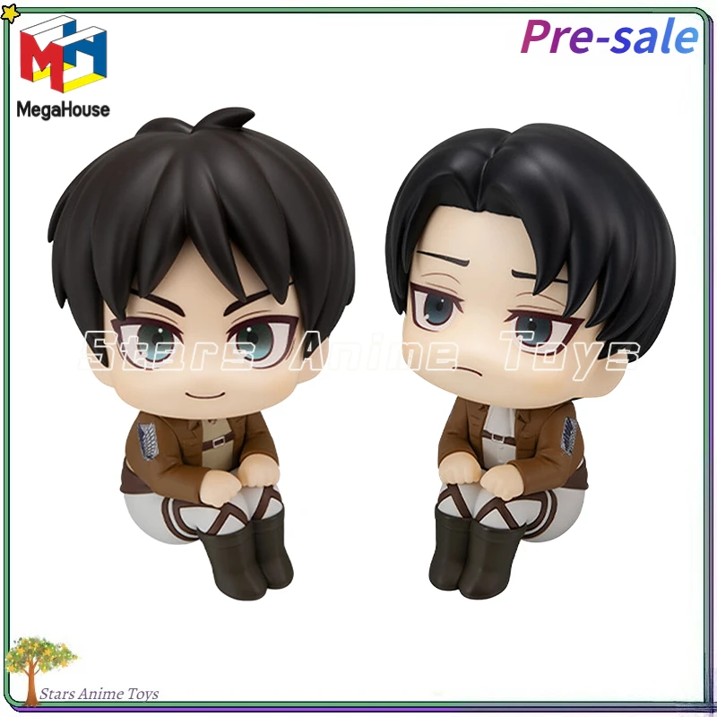 【pre-vente】-megahouse-originale-regardez-l'attaque-sur-titan-eren-yeager-levi-ackerman-jouets-figurines-d'anime-ornements