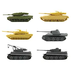 1/72 Tank Model Puzzle Battles Tank Toy DIY Assemble Miniature Tank Building Kits Collectible for Girls Kids Children Boy